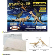 9eight5 3D Puzzle Tyrannosaurus 2 in 1 Tyrannosaurus 2 in 1