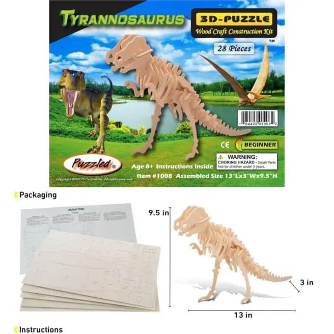 9eight5 3D Puzzle Tyrannosaurus Tyrannosaurus