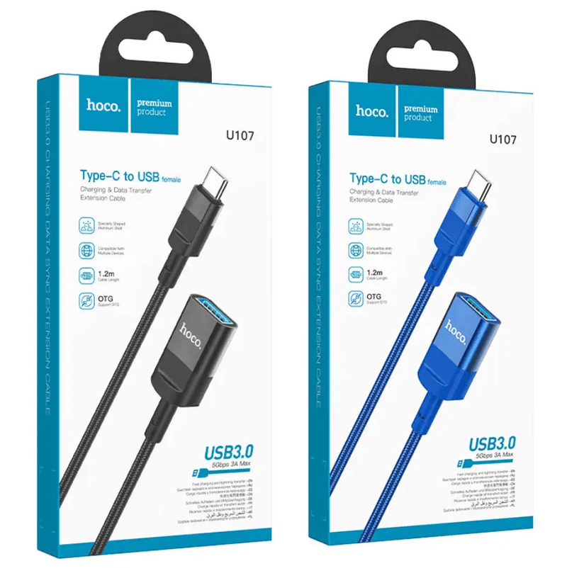 techplus U107C Type-C Extension Cable NZ – 1.2m Fast Charging Extension TechPlus U107C USB C Extension Cable 1.2m Fast Charge