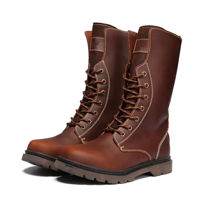 Men's Waterproof Leather Martin Boots | Hiking & Combat Boots – view 24