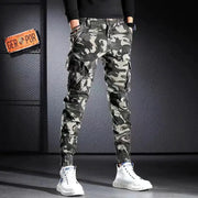 Men's Oversized Camouflage Cargo Pants - Multi-Pocket Outdoor Trousers – view 8