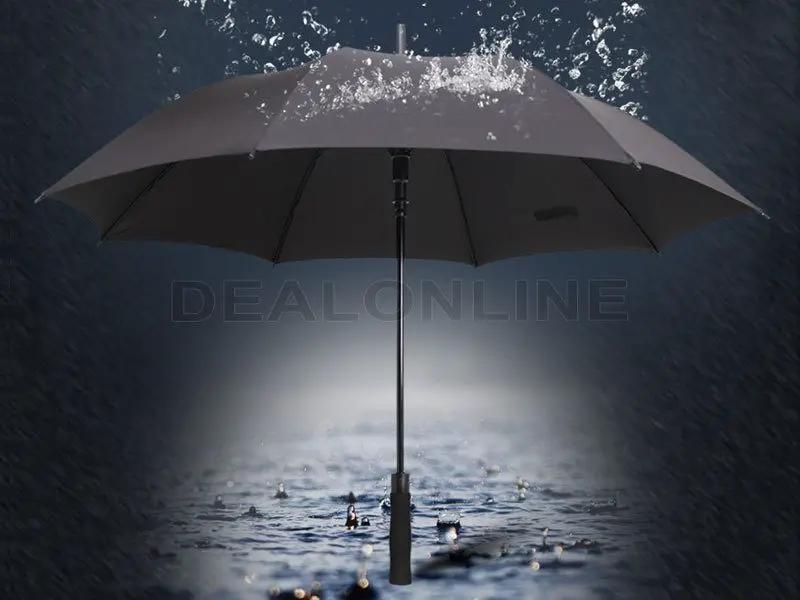 Black Double-Canopy Umbrella Windproof 150CM Large Auto-Open +Cover – view 3