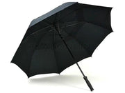 Black Double-Canopy Umbrella Windproof 150CM Large Auto-Open +Cover – view 2