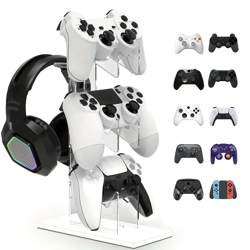 Universal 3-Layer Controller & Headphone Stand for PS5/PS4 (4 colours available) – view 4