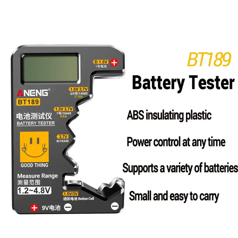 Universal Battery Tester for AA/AAA/C/D/9V/1.5V/3V (2 colours available) – view 5