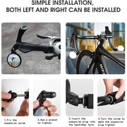 Habicare SS Universal Bicycle Rearview Mirror (1pc & 2pcs) Universal Bicycle Rearview Mirror (1pc & 2pcs)
