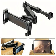 Universal Car Headrest Tablet & Phone Holder Mount (Black & Red) – view 3