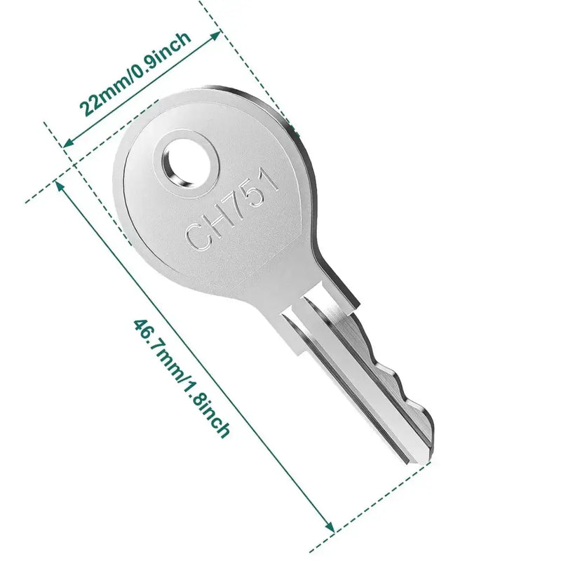 Habicare HBC Universal RV Cabinet Keys (5PCS) Universal RV Cabinet Keys (5PCS)