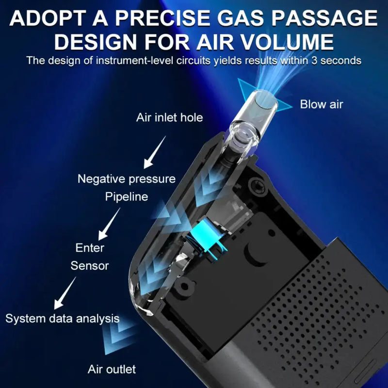 Habicare HBC Upgraded Portable Alcohol Tester – High-Accuracy Upgraded Portable Alcohol Tester – High-Accuracy