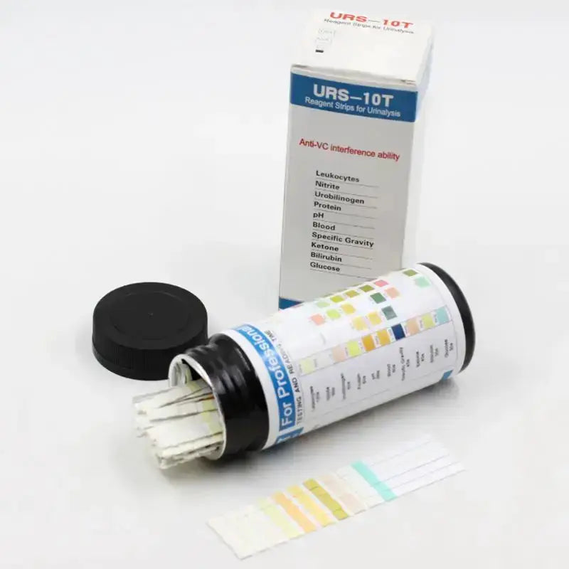 Habicare HBC Personal Health Test Strips (URS-10T) Habicare URS-10T Urinalysis Reagent Strips 100 Count