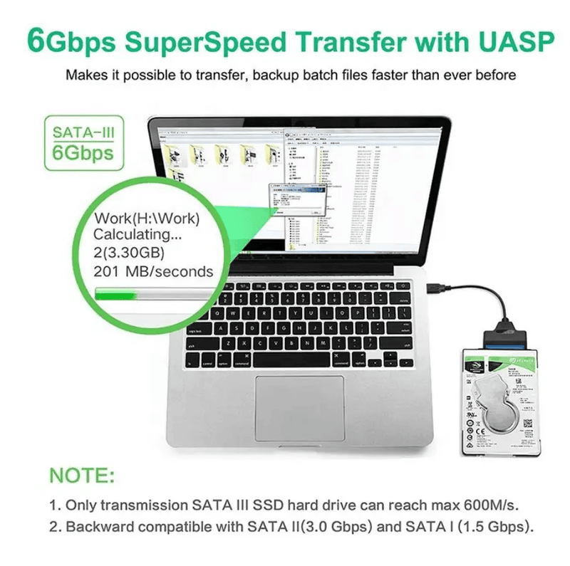 techplus USB 3.0 to SATA Adapter Cable 2.5 Inch 5Gbps 22 Pin USB 3.0 to SATA Adapter Cable 2.5 Inch 5Gbps 22 Pin | NZ