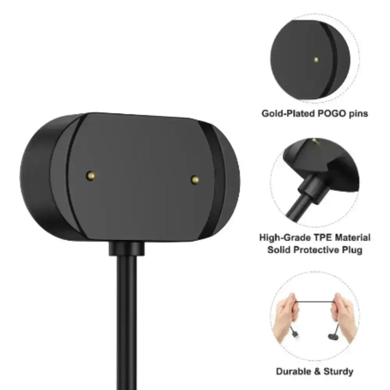 Habicare TWS USB Charger Cable for Amazfit GTR/GTS/T-Rex 2 USB Charger Cable for Amazfit GTR/GTS/T-Rex 2