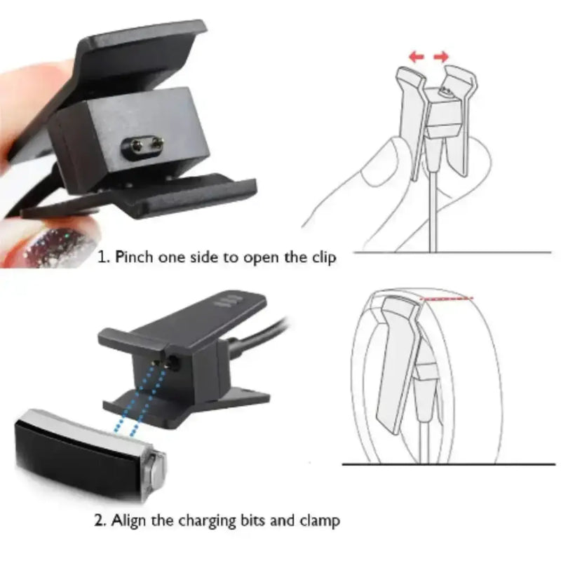 Habicare TWS USB Charger Cable for Fitbit Alta/Alta HR USB Charger Cable for Fitbit Alta/Alta HR