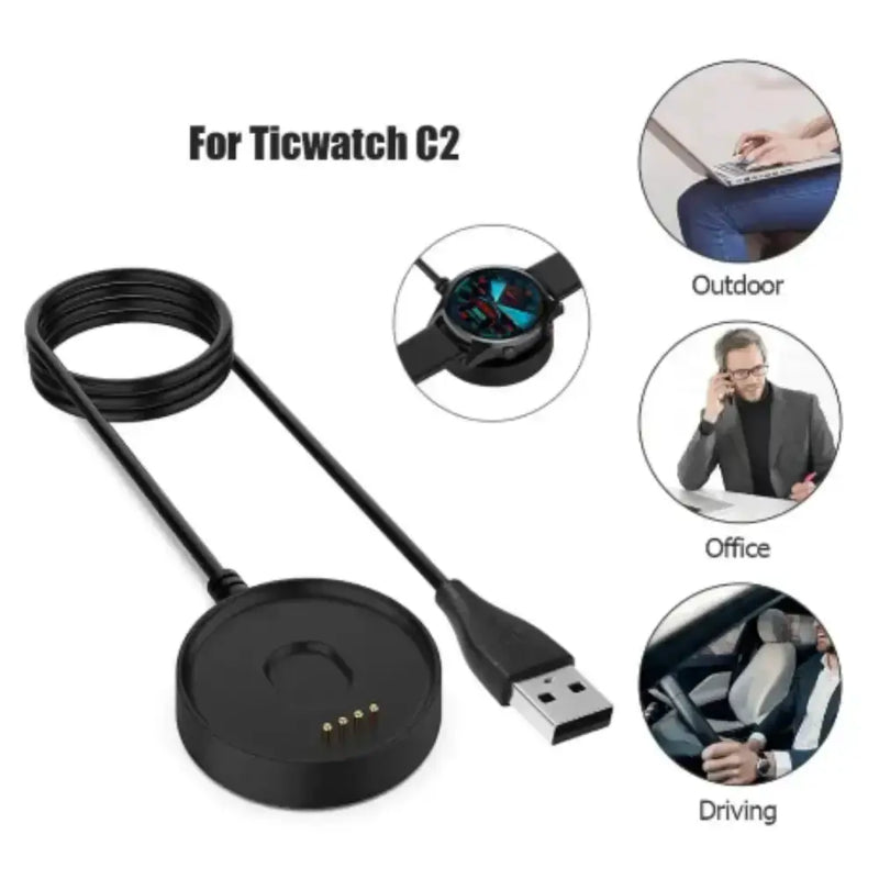 Habicare TWS USB Charging Dock for Ticwatch C2 USB Charging Dock for Ticwatch C2
