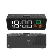 USB Digital Alarm Clock – TEMP & Date Display with 5-Level Brightness – view 9