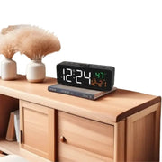 USB Digital Alarm Clock – TEMP & Date Display with 5-Level Brightness – view 6