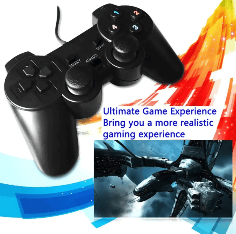 USB Wired Gaming Controller for PC & Laptop – Windows Gamepad – view 5