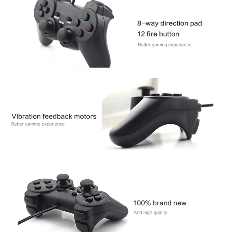 USB Wired Gaming Controller for PC & Laptop – Windows Gamepad – view 6