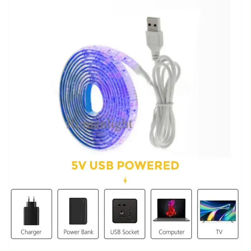 Habicare HBC USB LED Strip Light (multiple options available) USB LED Strip Lights for TV & Home Decor