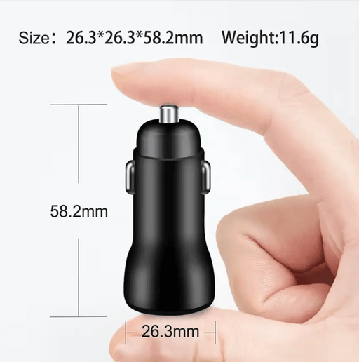 techplus Car Charger Type-C and USB Fast Charging Mobile Adapter TechPlus USB A USB C PD Car Charger Fast Charge