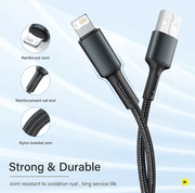 techplus iPhone Fast Charging Cable 1M – USB to Lightning Charger Cable TechPlus 1M USB to Lightning Fast Charging Cable