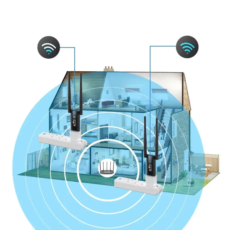 Habicare 9eight5 USB WiFi Repeater Signal Booster & Range Extender USB WiFi Repeater Signal Booster & Range Extender