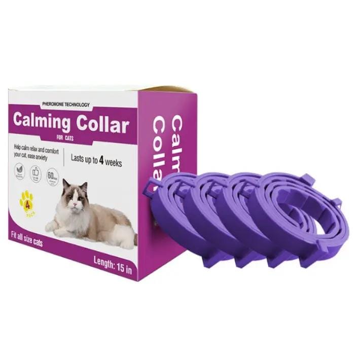 salelink.co.nz Unbranded 4PCS Calming Pheromone Collars for Cats 4PCS Calming Pheromone Collars for Cats | Action Outdoors NZ