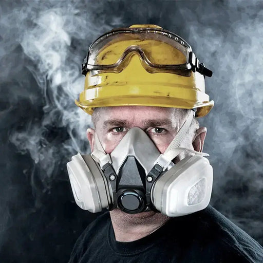 6200 Gas Mask 7-Piece Set for Industrial Protection - Half Face Respirator with Filters – view 2