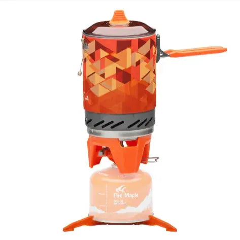 FireMaple Outdoor Heat-Exchange Camping Pot - 1L Efficient Cooking System with Thermal Cover | Backpacking Cookware – view 7