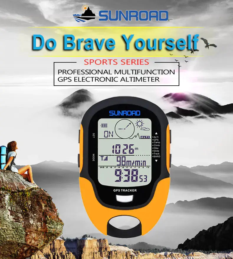 SUNROAD GPS Altimeter & Compass — 9-in-1 Outdoor Navigation Device – view 2