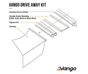Vango Drive Away Kador Strip 3.0m For Motorhomes And Campervans Tool Free Awning Attachment Hassle Free Setup – view 1
