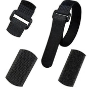 Habicare Reusable Black Nylon Hook & Loop Cable Ties Reusable Black Nylon Hook & Loop Cable Ties
