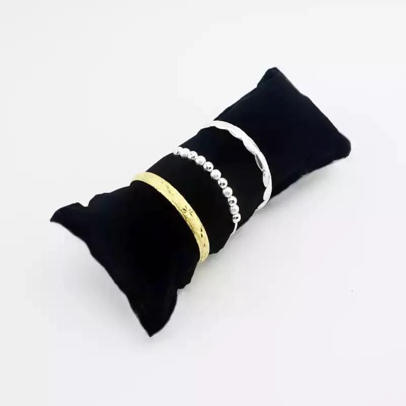 That Watch Shop Watches Velvet Display Cushion (Black & Grey) Velvet Display Cushion (Black & Grey)