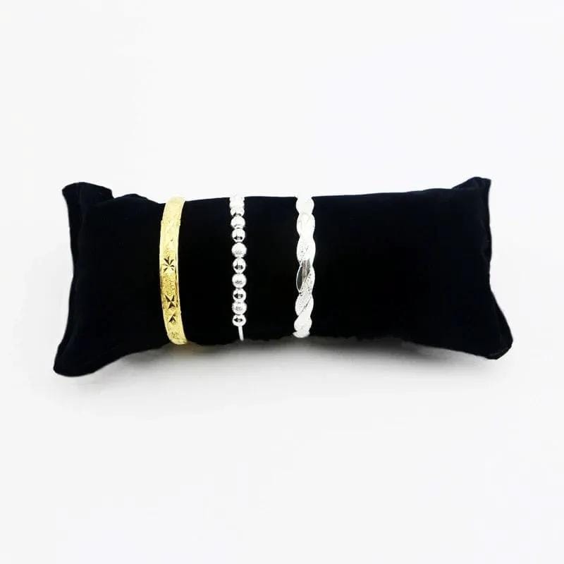 That Watch Shop Watches Velvet Display Cushion (Black & Grey) Velvet Display Cushion (Black & Grey)