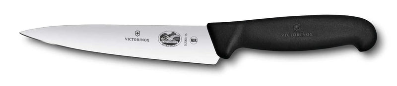 Victorinox Victorinox Knives Victorinox Carving Knife 5.2003.15cm Black Handle Victorinox Carving Knife 15cm Black Handle