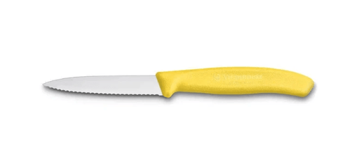 Victorinox Paring Knife 6.7636 - 8cm Wavy Blade Yellow Handle – view 1