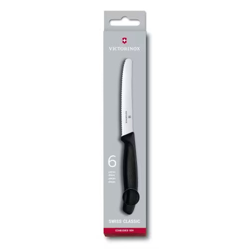 Victorinox Steak Knife Set 6.7833 - 11cm 6 piece Round Hang Box - Action Outdoors Kiwi