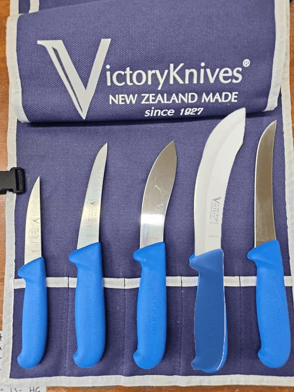 Victory Hunting Skinning Boning Knife Set Blue – view 3