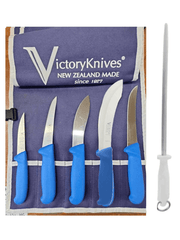 Victory Hunting Skinning Boning Knife Set Blue – view 4