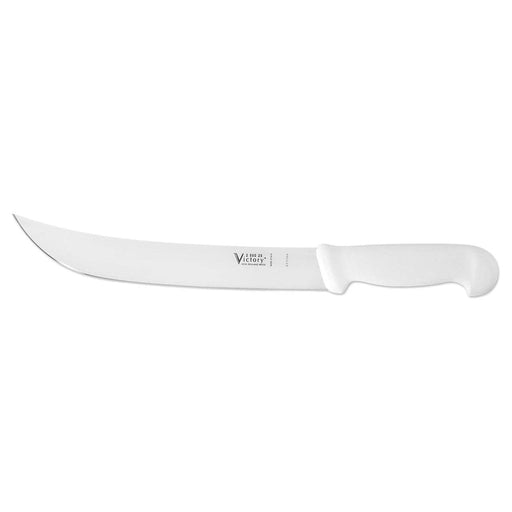 Victory Knives Butchers Knives White Handle STEAK KNIFE 25cm 2-500-25 Steak Knife 25cm Victory Knives Precision Slicing