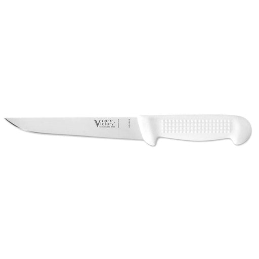 Victory Knives Butchers Knives White Handle Y-CUT KNIFE 17cm 2-207-17-115 Y-Cut Knife 17cm Victory Knives For Meat Processing