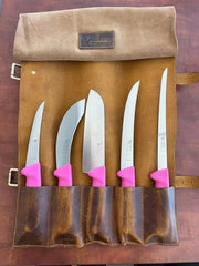 Victory Knives General Victory Pink Set Victory Pink Knife Set 5 Piece — Kitchen & Food Prep NZ | Action Outdoors