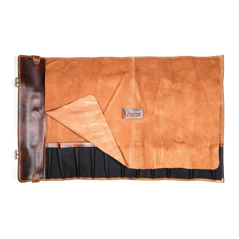 Victory Knives Knife Sheaths Victory Leather Knife Rolls-11 Pockets Leather Knife Roll Victory Knives 11 Pockets