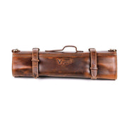 Victory Knives Knife Sheaths Victory Leather Knife Rolls-11 Pockets Leather Knife Roll Victory Knives 11 Pockets