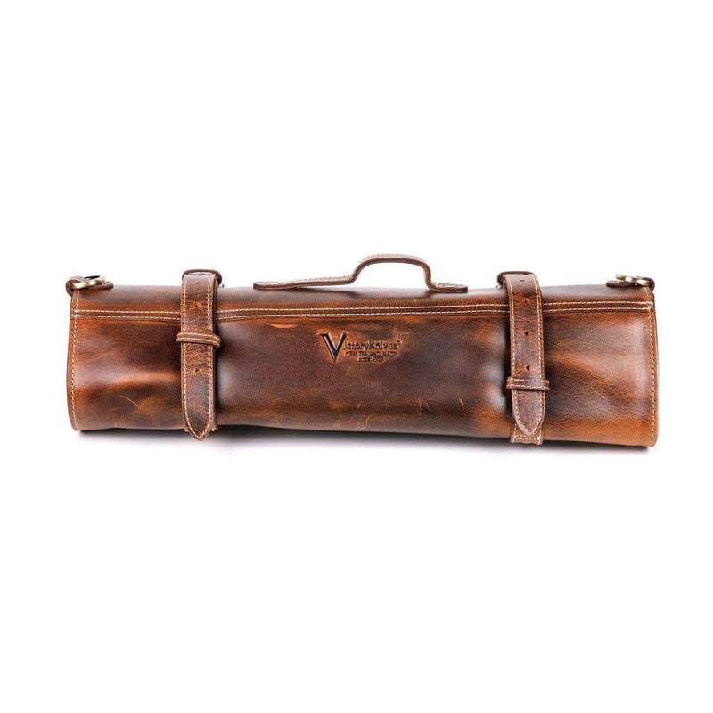 Victory Knives Knife Sheaths Victory Leather Knife Rolls-11 Pockets Leather Knife Roll Victory Knives 11 Pockets