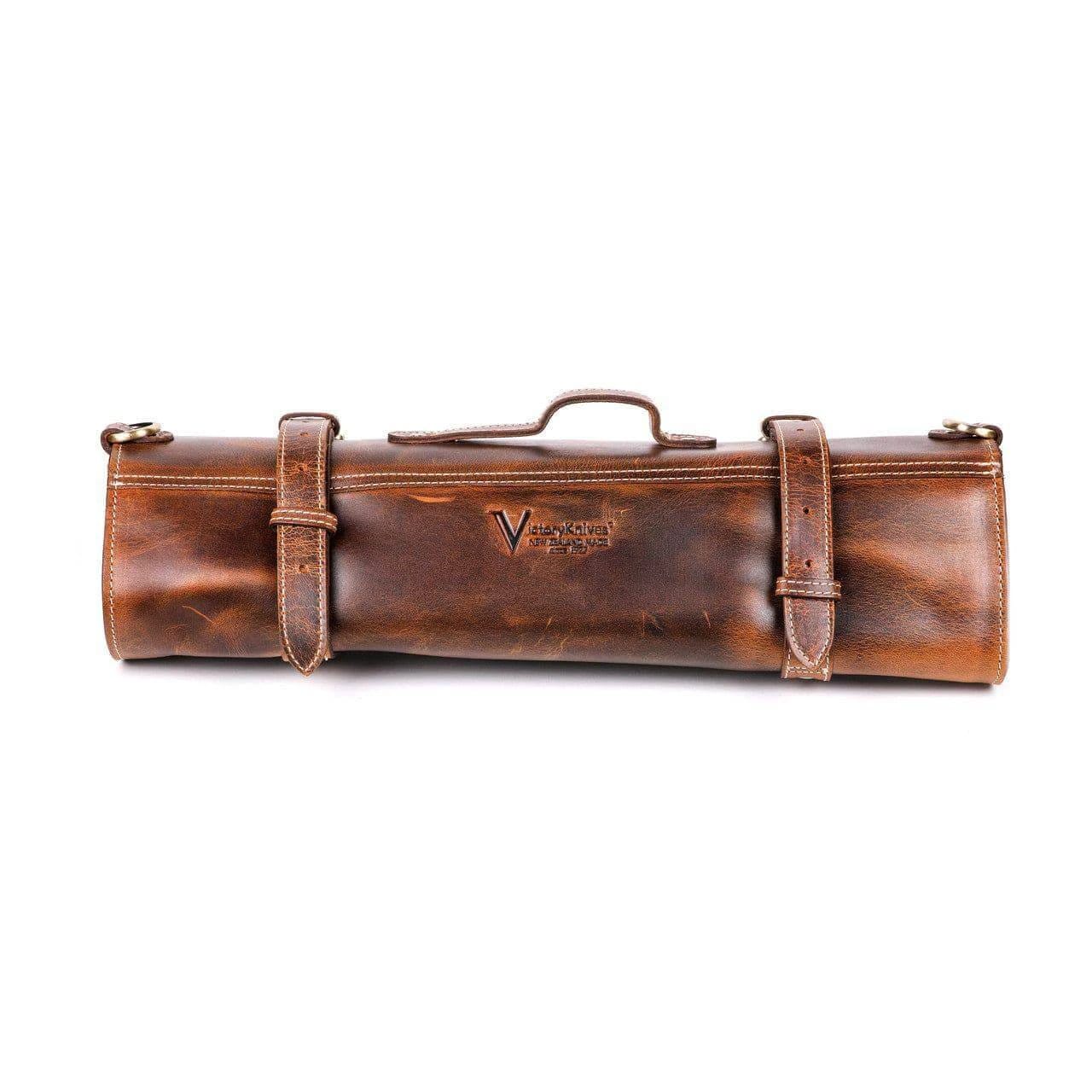 Victory Knives Knife Sheaths Victory Leather Knife Rolls-11 Pockets Leather Knife Roll Victory Knives 11 Pockets
