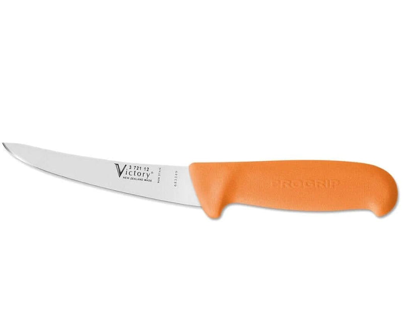 Victory Knives Knives Victory-Narrow Curved Boning Knife 12cm Orange Victory Knives Narrow Curved Boning Knife 12cm Orange