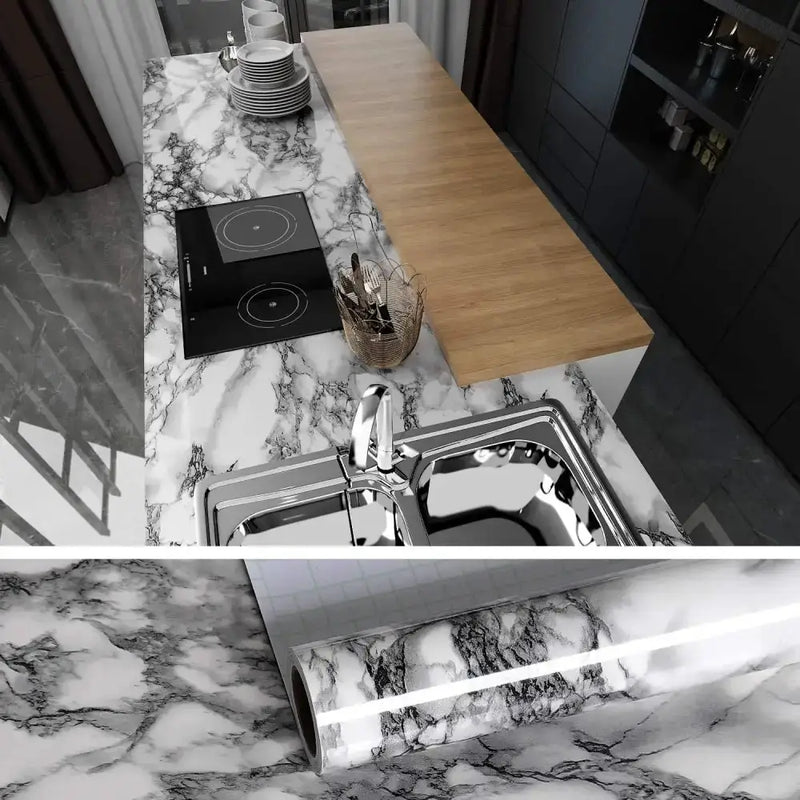 Vinyl Marble Wallpaper – Waterproof (8 designs available) – view 10