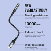 techplus Vipfan Lightning to 3.5mm Audio Jack Adaptor Vipfan Lightning 3.5mm Audio Adapter iPhone and iPad