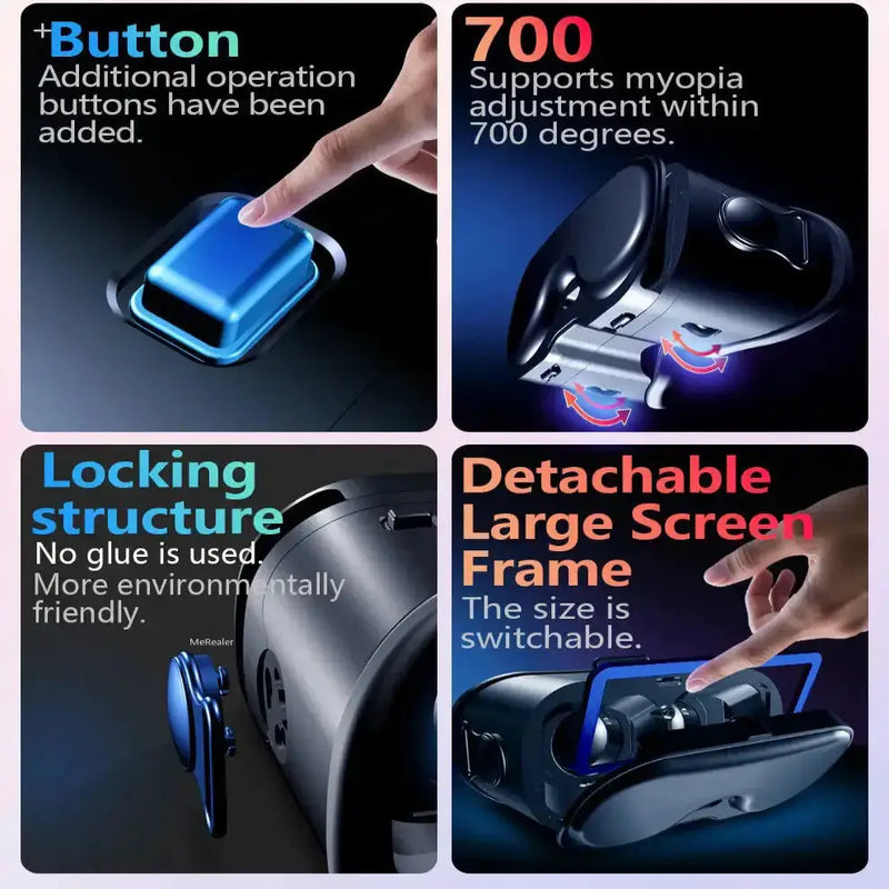 Habicare 9eight5 Virtual Reality Headset for 5–7" Smartphones Virtual Reality Headset for 5–7" Smartphones
